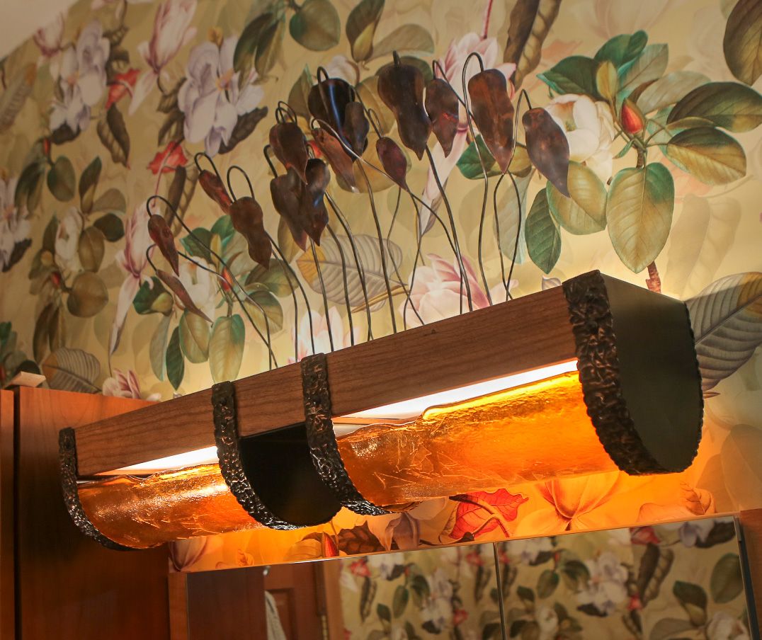 Leaf Guest Bathroom Sconce 3 