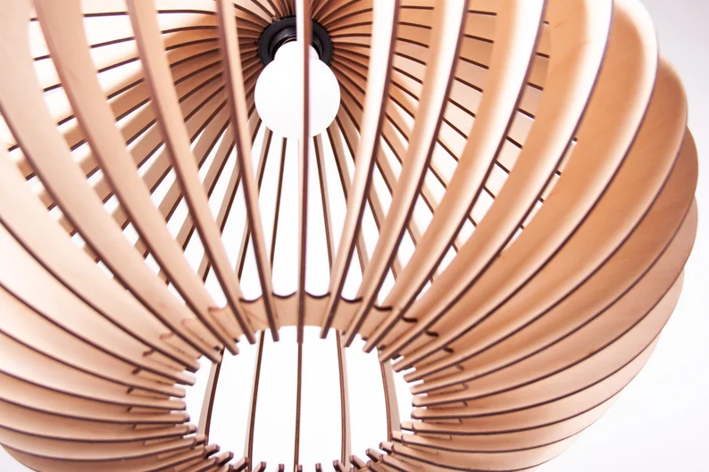 Wooden Lamp Shade,Hanging Lamp Shade,Decorative Lamp Shade 5 