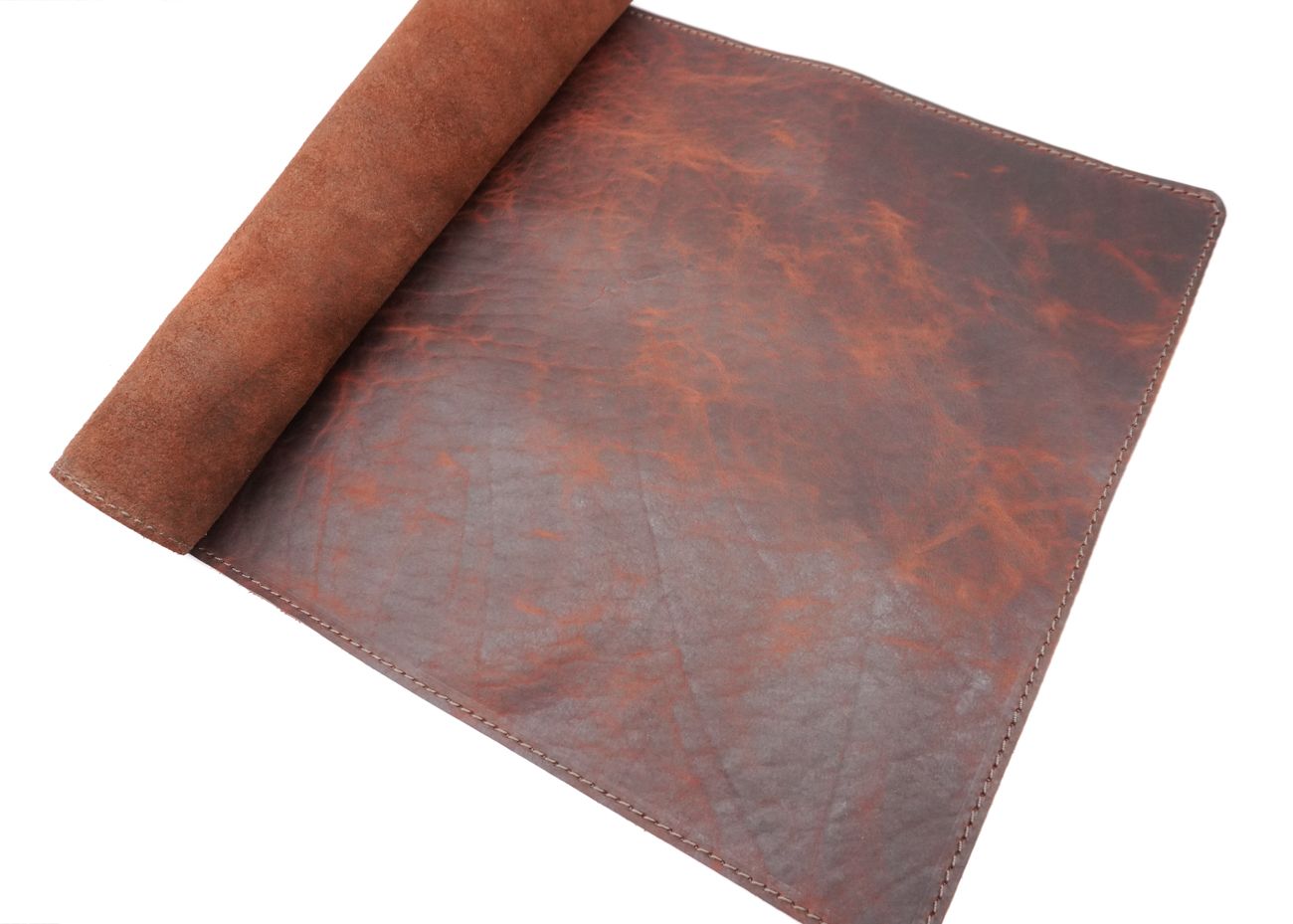 Custom Leather Desk Pad Desk Mat - Personalized Leather Goods for Business or Office - Custom Laser Engraving 3 