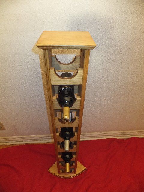 Tall Skinny Wine Rack 5 