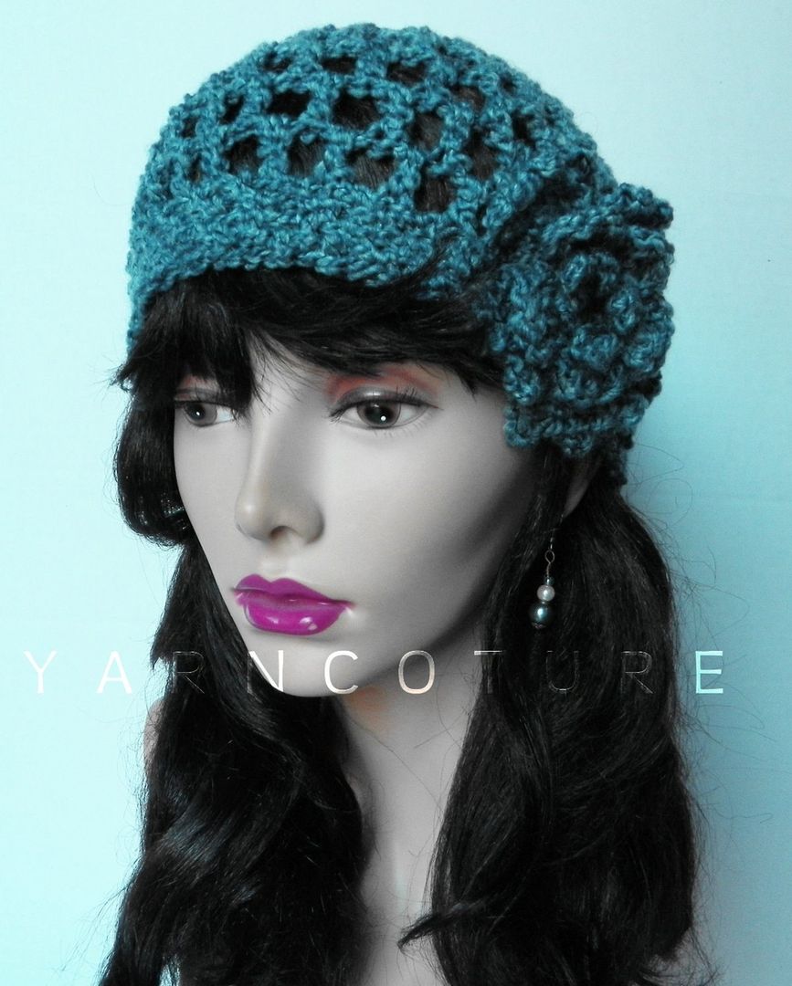 【NOFFICIALNOFFICE】CHIFFON CORSAGE LACE BEANIE large_108875_108875.387176.jpg