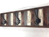 Rustic Farmhouse Coat Rack, Coat Hook 1 small