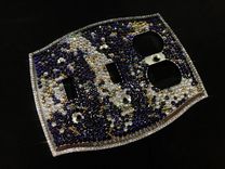 Custom Design Crystallized Wall Light Switch Plates Home Decor Genuine European Crystals Bedazzled 1 small
