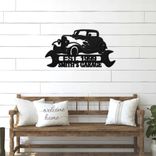 Custom Garage Sign, Personalized Metal Garage Tool Sign 3 small