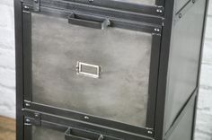 Industrial Filing Cabinet, Modern Industrial File Drawer, Vintage Industrial Office File Cabinet, 5 small