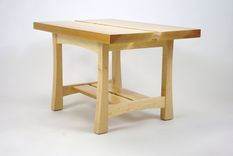 Inverted Live Edge Slab Table 2 small