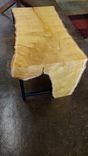 Mulberry Waterfall Edge Coffee Table With Steel Legs 4 small
