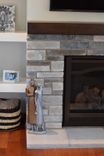 Walnut Mantel- Stained 3 small