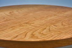 Round Wood Coffee Table, Modern Round Coffee Table, Round Pedestal Coffee Table 2 small