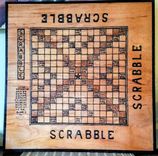 Wood Scrabble Board, Custom Scrabble Board, Scrabble Board, Wood Board Games 4 small
