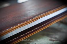 Custom Bison Leather Bible Cover For Book 10 X10 X 2 Inches Or Smaller 4 small