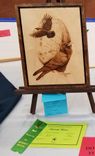 "Ravens" Pyrography Wood Burning Animal Portrait 2 small