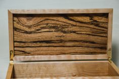 Engraved Keepsake Box Zero Toxin 3 small