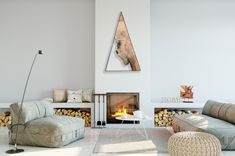 Billy - Maple Wood Clock - Natural - Live Edge - Minimalistic - Triangle 5 small