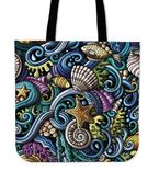 Custom Tote Bag, Custom Shopping Bag, Beach Themed Tote, 3d Print Tote Bag 1 small