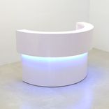 Custom Curved Modern Reception Desks, Half Moon - Boca Desk 1 small
