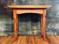 Reclaimed Heart Pine End Table 1 small