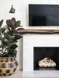 Walnut Suspended River Mantel 3 small