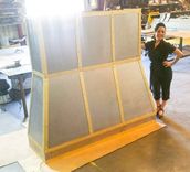 The "Sara" Custom Range Hood, Blower Sold Separately // (Min. Shipping $450+) 1 small