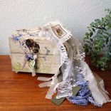 Vintage Style Honey Bee Storage Box Rag Bow Iris Storage Box 1 small