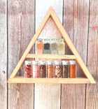 Wine Barrel Spice Rack, Key Rack, Wall Decor 1 small
