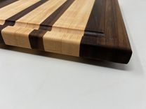 Maple And Walnut Wood Cutting Board With Juice Groove 3 small