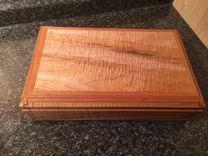 Custom Display Box  Beautiful Double Dovetail Joinery / Carbon Fiber And Epoxy Inlay 2 small
