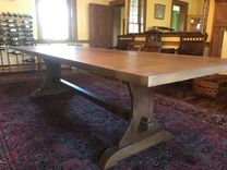 Trestle Base Dining Table 1 small