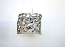 Wine Barrel Chandelier - Blazon - Made From Retired Napa Wine Barrel Rings 4 small