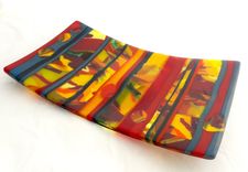 Fused Glass Dish - Chimichurri 4 small
