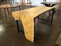 Mulberry Waterfall Edge Coffee Table With Steel Legs 1 small
