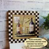 Hand Painted Checks Courtly Picture Frame Old Town French Cafe Decor 4 small