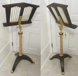 Music Stand In Walnut,Ash And Brass 2 small