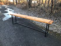 Large Reclaimed Wood Console Table 6 small