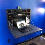 Home Office Wall Mounted Desk 2 small