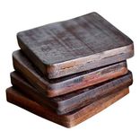 Wine Barrel Coasters - Made From Retired Napa Large Oak Wine Tank Barrels 1 small