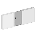 Decorative Steel Gate - Fade - Artistic Steel Panel - Geometric Steel Art Gate - Custom Gate 5 small