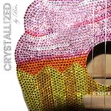 Custom Crystallized Bling Ukulele Genuine European Crystals Bedazzled Music Instrument 2 small