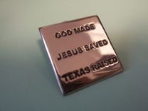 Square Hat / Lapel Pins Christian Theme 1 small