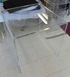 Acrylic Waterfall Edge Side Table - Hand Crafted, Custom Sizing 4 small