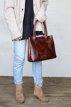 Italian Leather Diana Tote 2 small