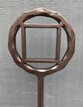 Wrought Iron Hose Guides; Decorative Iron Garden Stakes & Pathway Markers 3 small