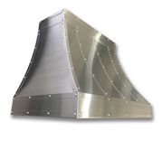 #115 Brushed On Brushed Stainless Steel Range Hood 2 small