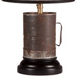 Vintage Rustic Handled Tin Lamp 4 small