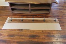 Entry Way Bench With Matching Coat Rack. 6 small