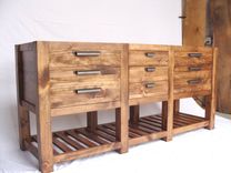 The Alpine Vanity - Industrial Double Sink Bathroom Vanity On Sale 2 small