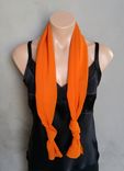 Orange Chiffon Scarf 4 small