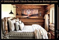 Birch Tree Art,Nature Lovers Gift,Birch Trees,Tree Art,Nature Art,Rustic Decor,Cabin Decor,Lodge 1 small