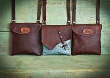 Bison Leather Cross Body Bag 6 small