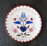 #7-Personalized Pennsylvania Dutch Wedding Plate 2 small